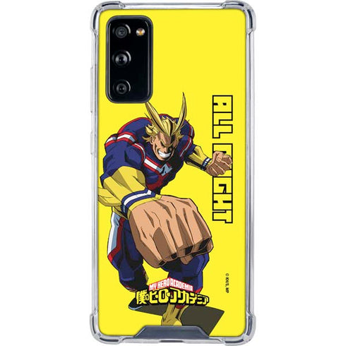 My Hero Academia All Might Season 5 Galaxy S20 FE Clear Case